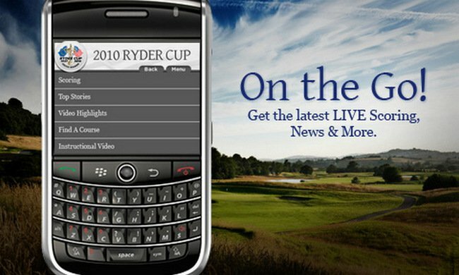 Ryder Cup - Mobile App - Golf